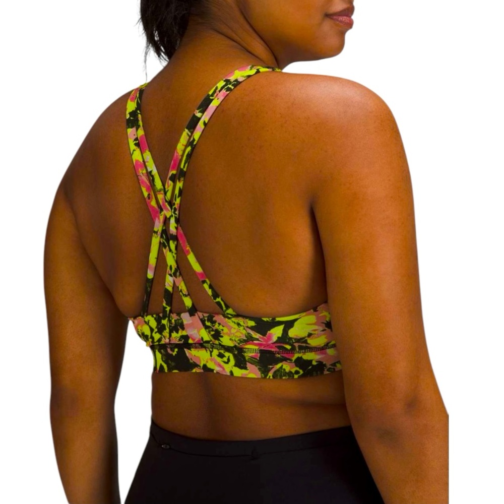 Lululemon Energy Women's Multicolor Sports Bra Size 2